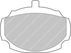 Pastilla Ferodo Ds3000 Fcp823R