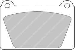 Pastilla Ferodo Ds3000 Fcp840R