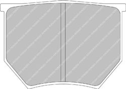 Pastilla Ferodo Ds3000 Frp202R