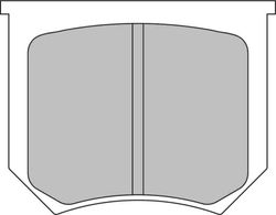 Pastilla Ferodo Ds3000 Frp5002R