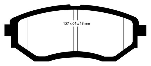 Pastillas de freno ebc DP71708