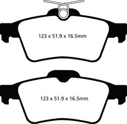 Pastillas de freno ebc DP71708
