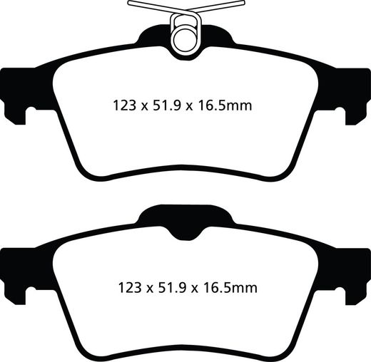Pastillas de freno ebc DP71708
