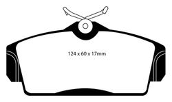 Pastillas de freno ebc DP71708