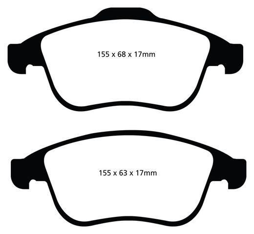 Pastillas de freno ebc DP71708