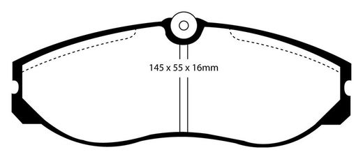 Pastillas de freno ebc DP71708