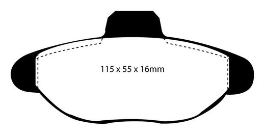 Pastillas de freno ebc DP71708