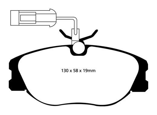 Pastillas de freno ebc DP71708