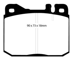 Pastillas de freno ebc DP71708