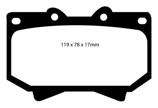 Pastillas de freno ebc DP71708