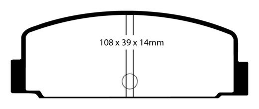 Pastillas de freno ebc DP71708