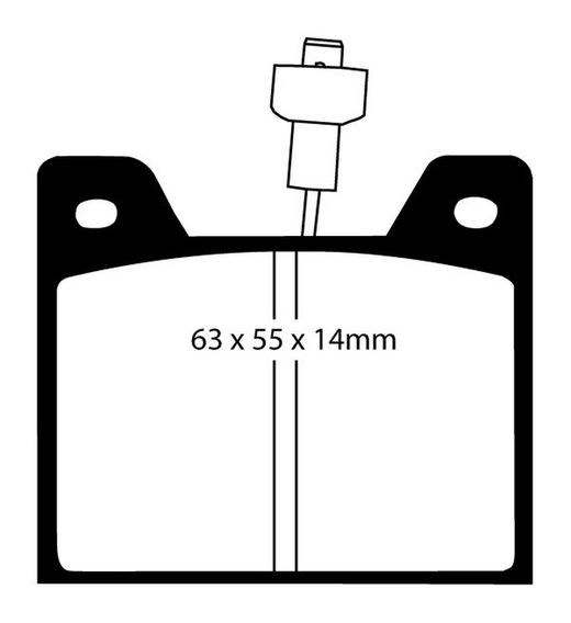 Pastillas de freno ebc DP71708