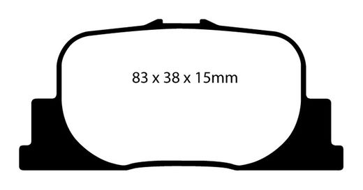 Pastillas de freno ebc DP71708