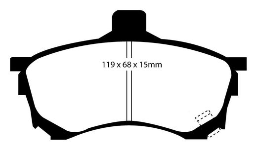 Pastillas de freno ebc DP71708