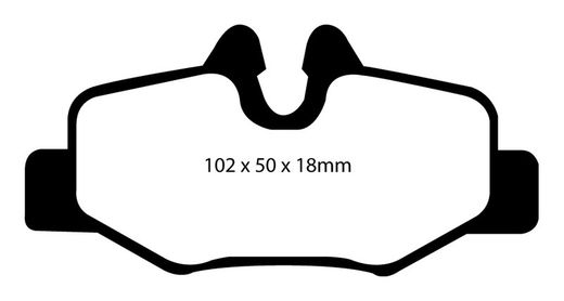 Pastillas de freno ebc DP71708