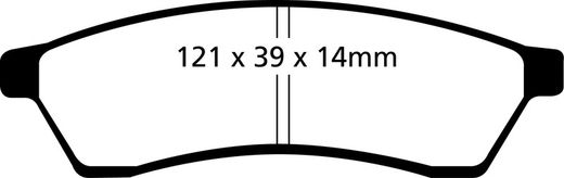 Pastillas de freno ebc DP71708