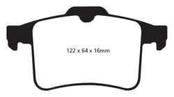 Pastillas de freno ebc DP71708