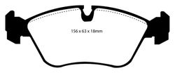 Pastillas de freno ebc DP71708