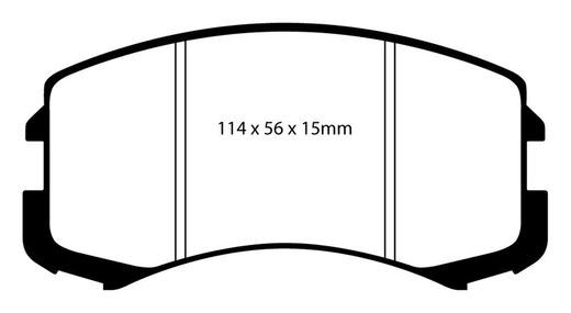 Pastillas de freno ebc DP71708