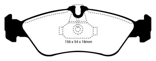 Pastillas de freno ebc DP71708