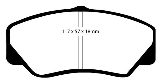 Pastillas de freno ebc DP71708