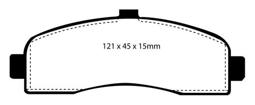 Pastillas de freno ebc DP71708