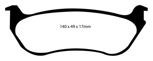 Pastillas de freno ebc DP71708