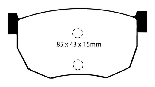 Pastillas de freno ebc DP71708