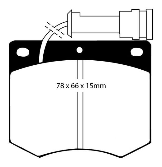 Pastillas de freno ebc DP71708
