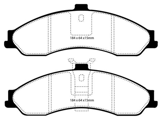Pastillas de freno ebc DP71708
