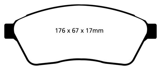 Pastillas de freno ebc DP71708