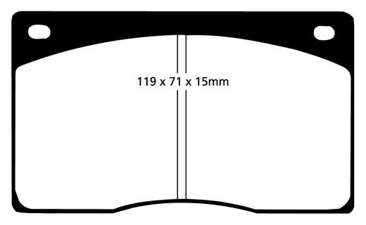 Pastillas de freno ebc DP71708