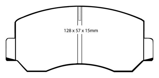 Pastillas de freno ebc DP71708