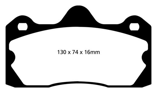 Pastillas de freno ebc DP71708