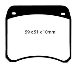 Pastillas de freno ebc DP71708