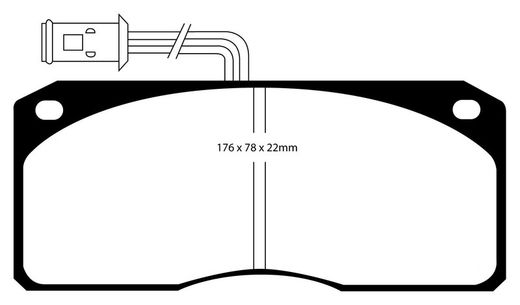Pastillas de freno ebc DP71708