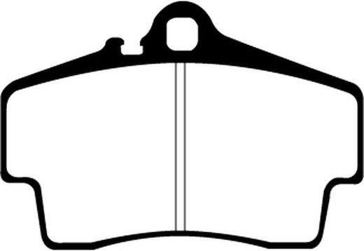 Pastillas de freno ebc DP71708