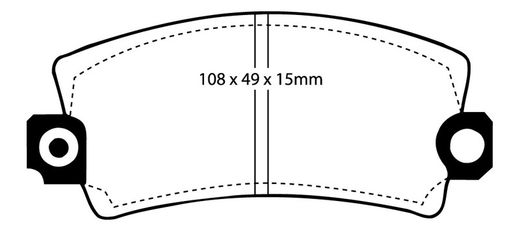 Pastillas de freno ebc DP71708