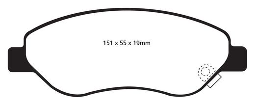 Pastillas de freno ebc DP71708