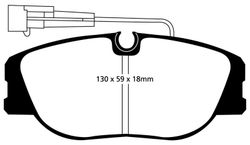 Pastillas de freno ebc DP71708