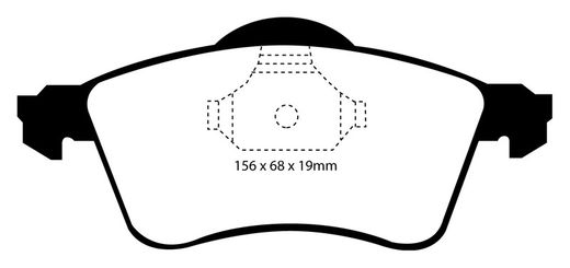 Pastillas de freno ebc DP71708