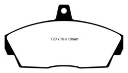 Pastillas de freno ebc DP71708