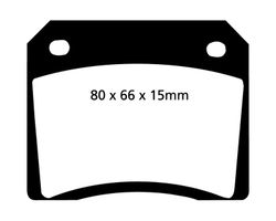 Pastillas de freno ebc DP71708