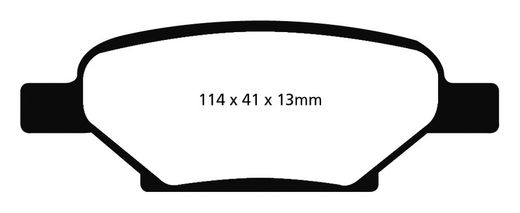 Pastillas de freno ebc DP71708