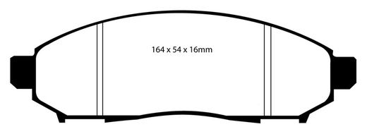 Pastillas de freno ebc DP71708
