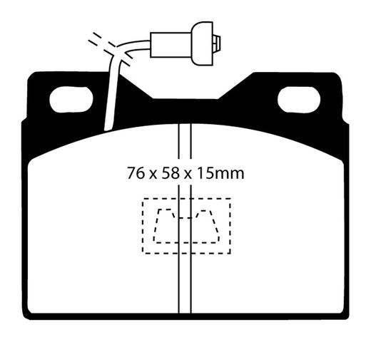 Pastillas de freno ebc DP71708