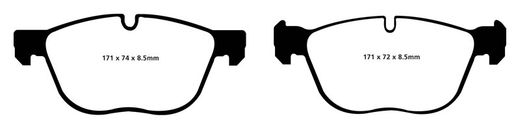 Pastillas de freno ebc DP71708