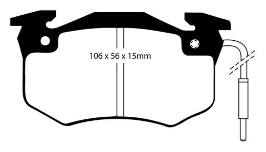 Pastillas de freno ebc DP71708