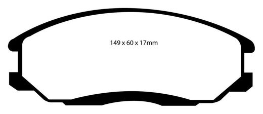 Pastillas de freno ebc DP71708
