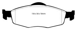 Pastillas de freno ebc DP71708